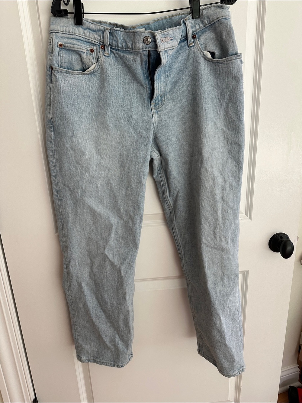 Abercrombie & Fitch Light Blue Straight Leg Jeans